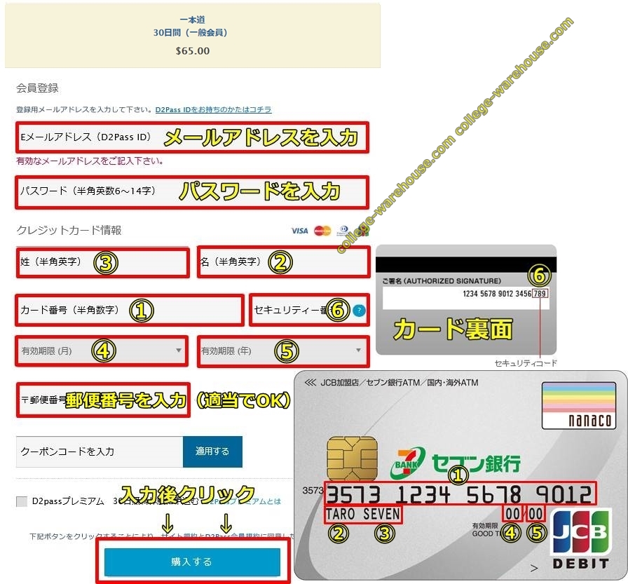 一本道,セブン銀行JCBデビット,JCB