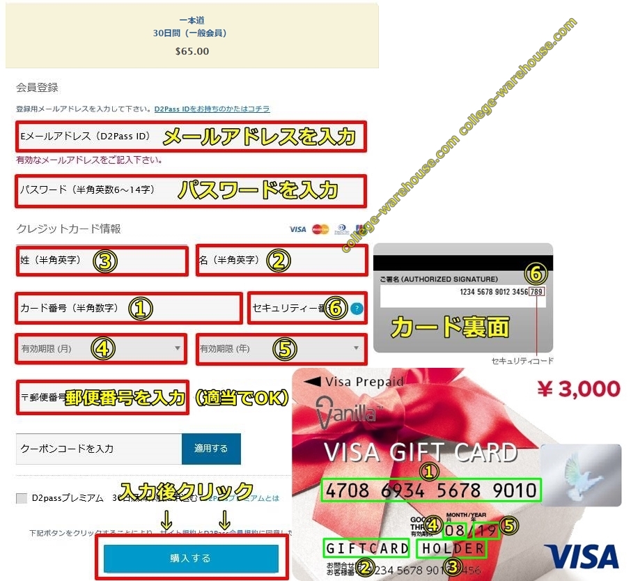 一本道,バニラVisaギフト,VISA